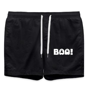 Boo2_White - Short de bain - noir - Devant - AI Model Male 185 light (185cm)