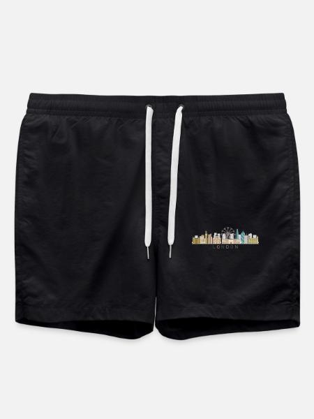 Skyline de Londres - Short de bain - noir