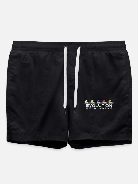 Evolution of Winning – Stock Car Racing Grades - Swim Trunks - black