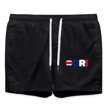 Costa Rica - Badeshorts - Schwarz - Vorne - AI Model Male 185 light (185cm)