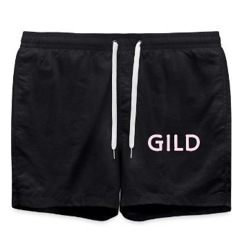 Mot pour enseignants et élèves d’anglais - Short de bain - noir - Devant - AI Model Male 185 light (185cm)