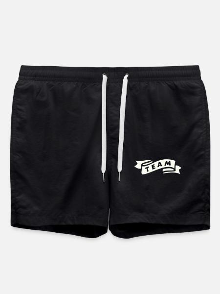 team_banderole - Short de bain - noir