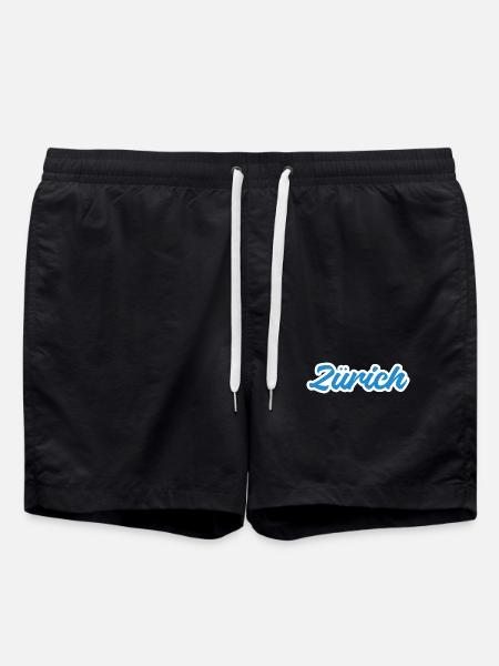 Zurich lettering - Swim Trunks - black