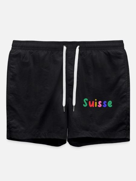 SWITZERLAND. COUNTRY - Swim Trunks - black