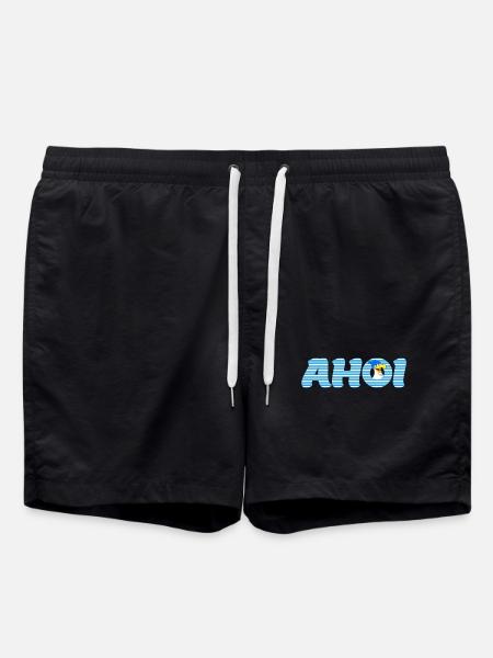 Call Ahoy with Seagull - Swim Trunks - black