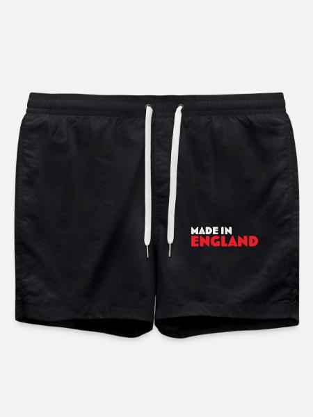 Made in England Emblem Tee - Swim Trunks - black