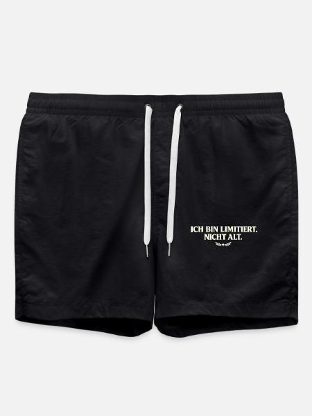I'm limited, not old - Swim Trunks - black