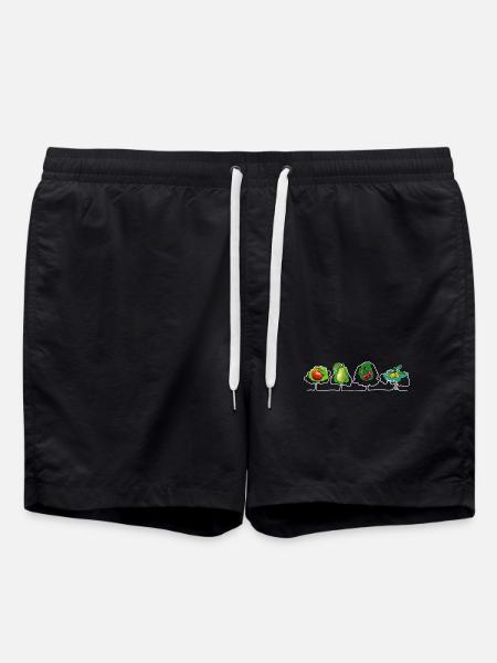 Fruit and fruits - Swim Trunks - black