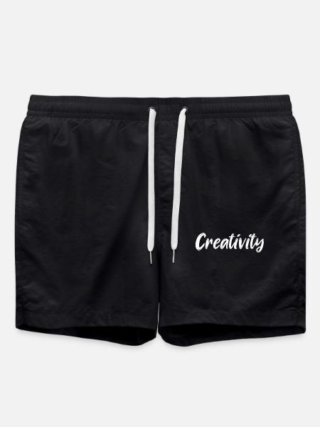 Creative Creativity - Swim Trunks - black