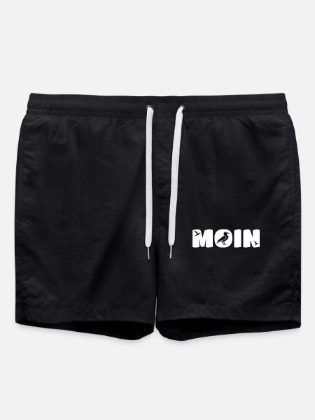 Moin Seagull Coastal Greeting - Maritime - Short de bain - noir