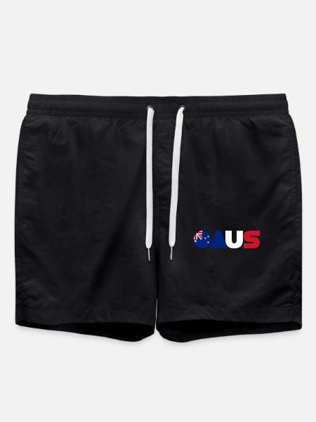 Australien - Badeshorts - Schwarz
