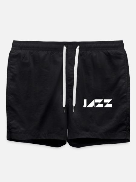 Jazz Geometry logo - Swim Trunks - black
