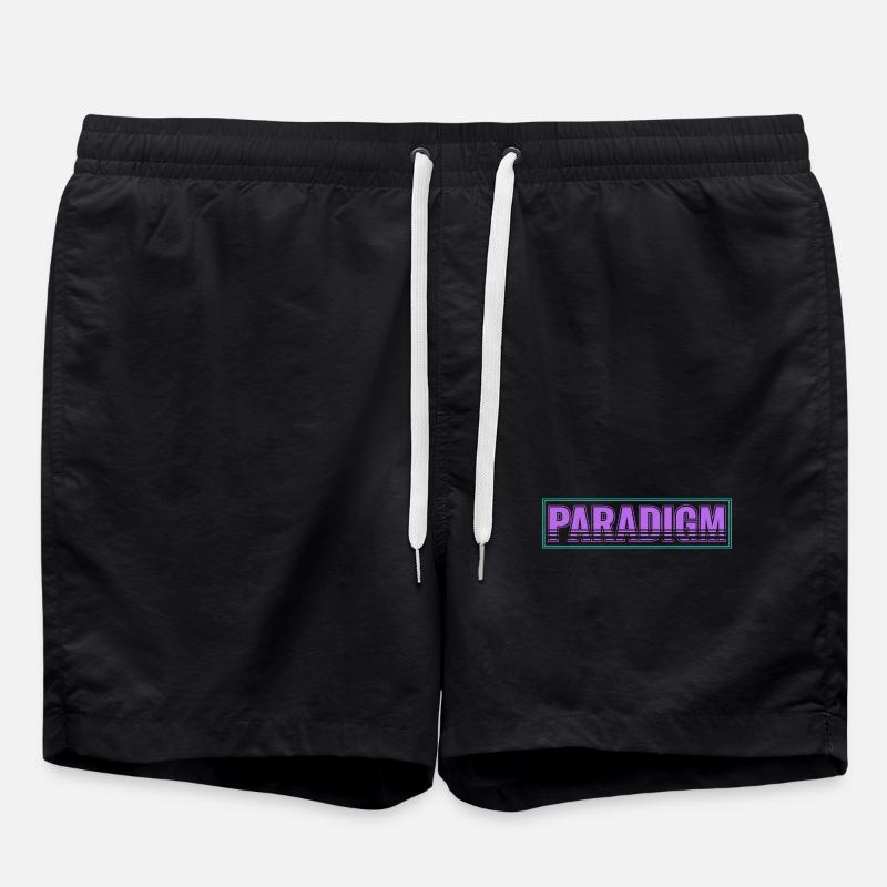 Paradigm Shift – Neues Denken - Badeshorts - Schwarz