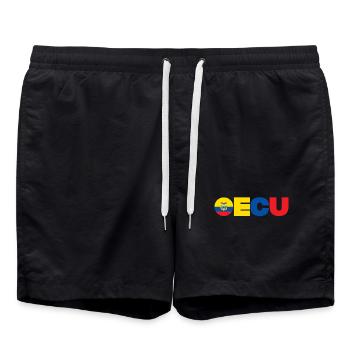 Ecuador - Badeshorts - Schwarz - Vorne - AI Model Male 185 light (185cm)