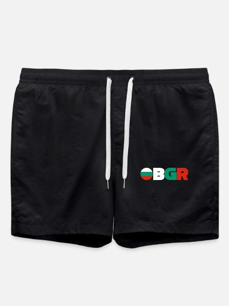 Bulgaria - Swim Trunks - black