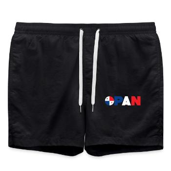 Panama - Badeshorts - Schwarz - Vorne - AI Model Male 185 light (185cm)