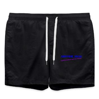 Abitur 2026 - Endlich Schluss mit der Tortur. - Badeshorts - Schwarz - Vorne - AI Model Male 185 light (185cm)