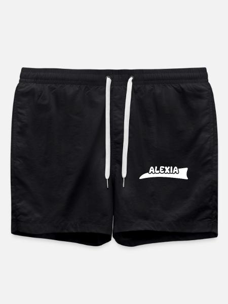 Alexia als Lable - Badeshorts - Schwarz