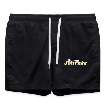 bonne journée - Short de bain - noir - Devant - AI Model Male 185 light (185cm)