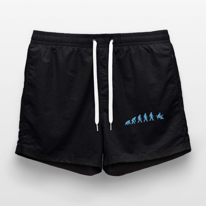 Evolution to office work Swim Trunks