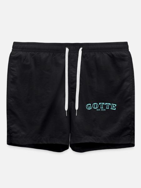 Gotte 2026, Godmother 2026, Gotti Gift - Swim Trunks - black