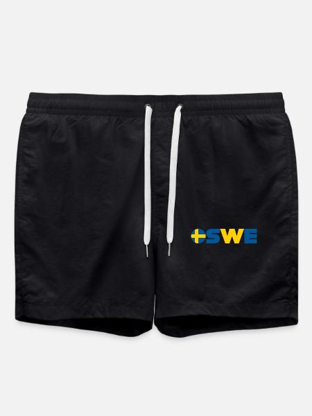 Suède - Short de bain - noir