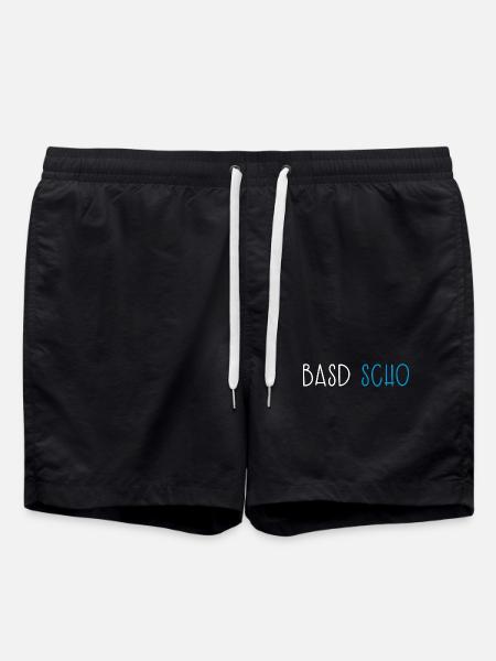 Basd Scho Bavaria Dialect Bavarian - Swim Trunks - black