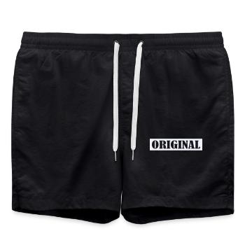 Original - Short de bain - noir - Devant - AI Model Male 185 light (185cm)