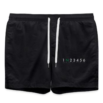 Motorcycle - Badeshorts - Schwarz - Vorne - AI Model Male 185 light (185cm)