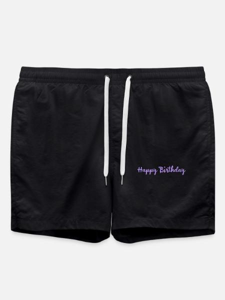 HAPPY BIRTHDAY - Short de bain - noir
