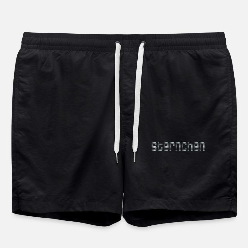 Asterisk - Swim Trunks - black
