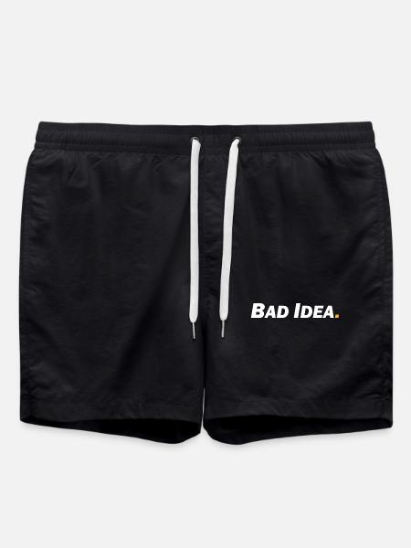 Bad Idea - Swim Trunks - black