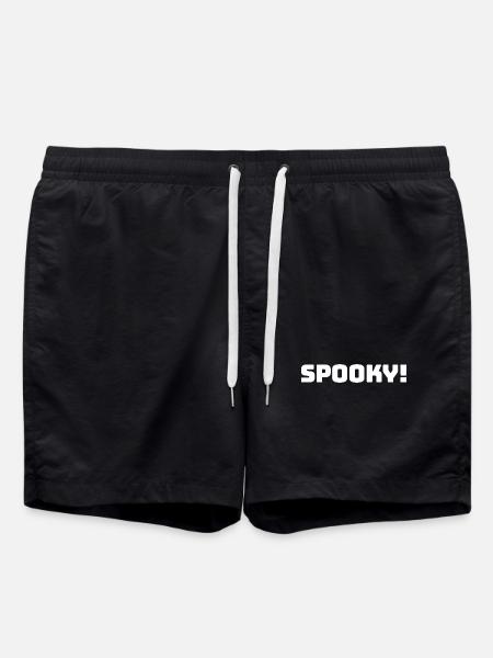 Spooky_White - Short de bain - noir