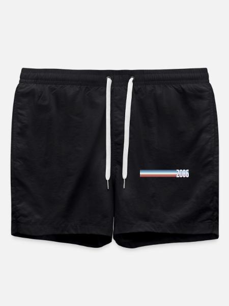 Vintage Coffee 20 Year Old Twenties Party 2006 - Swim Trunks - black