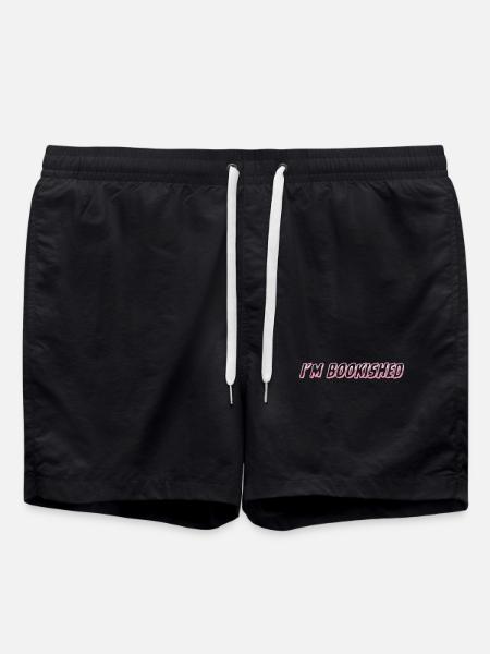 I’m bookished - Badeshorts - Schwarz