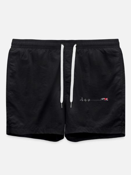 Cycle Route UK Emblem - Swim Trunks - black