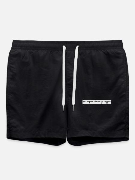 no sugar - Swim Trunks - black