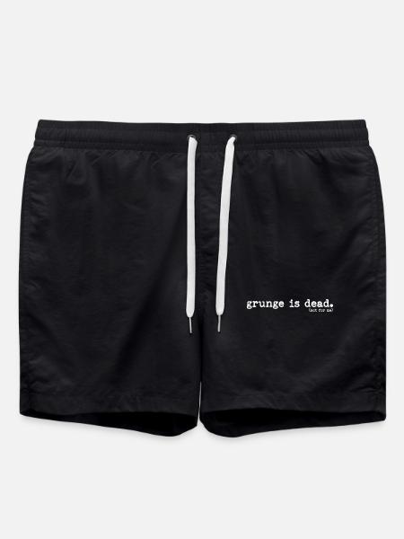 Grunge is dead (not for me) - Swim Trunks - black