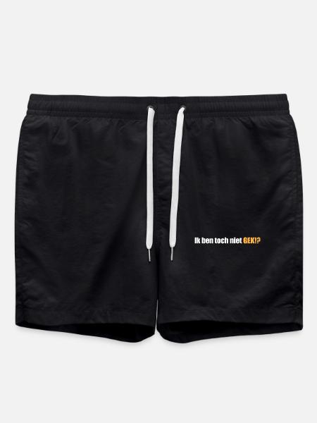 I'm not crazy, am I!? - Swim Trunks - black