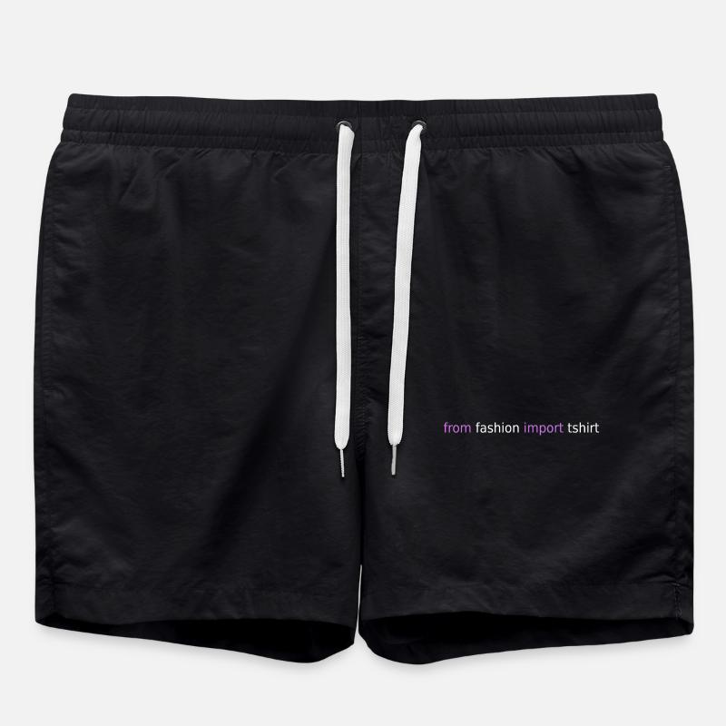 Python Shirt - Swim Trunks - black