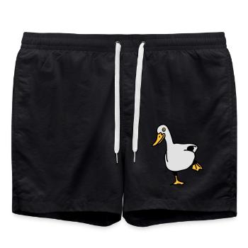 duck - Badeshorts - Schwarz - Vorne - AI Model Male 185 light (185cm)