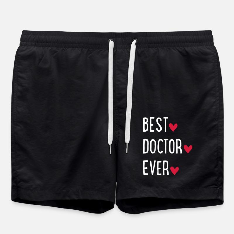 doctor - Swim Trunks - black