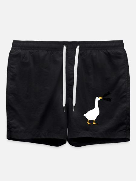 Honk Honk Goose - Swim Trunks - black