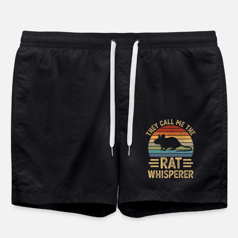 Rat rats - Swim Trunks - black