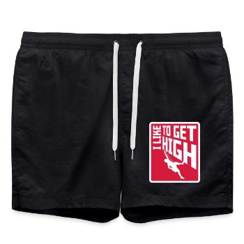 aiment se défoncer - Short de bain - noir - Devant - AI Model Male 185 light (185cm)