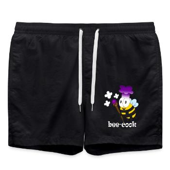 bee Cook - Badeshorts - Schwarz - Vorne - AI Model Male 185 light (185cm)