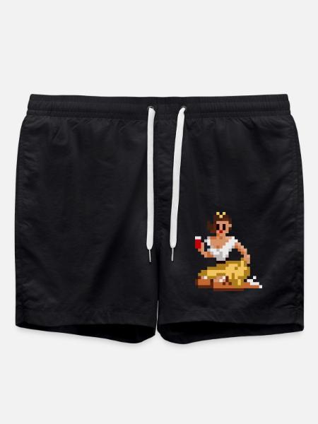 Pixel Pinup - Swim Trunks - black