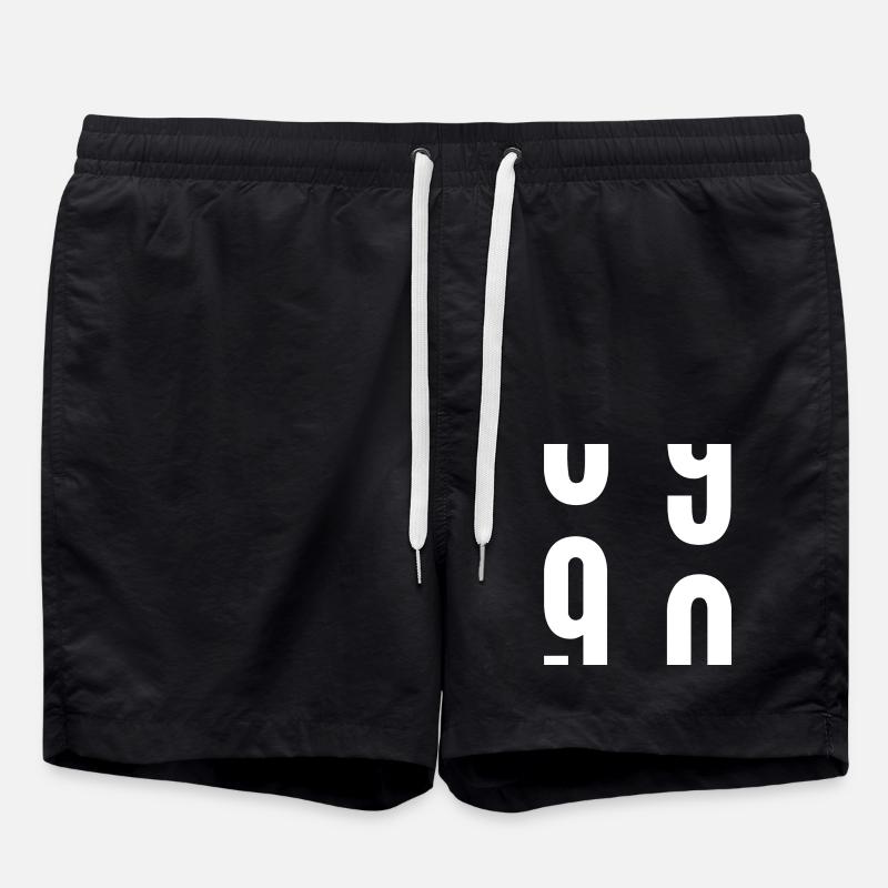90 years - Swim Trunks - black