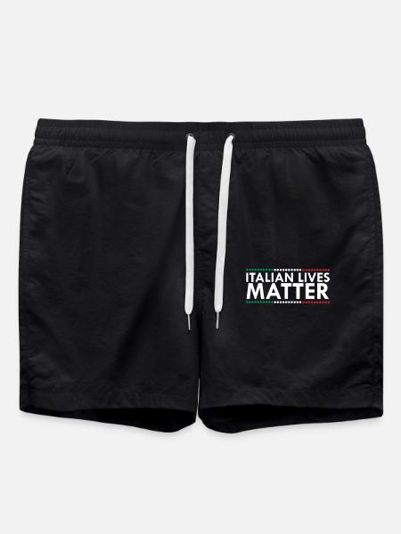 Italian Lives Matter - Swim Trunks - black