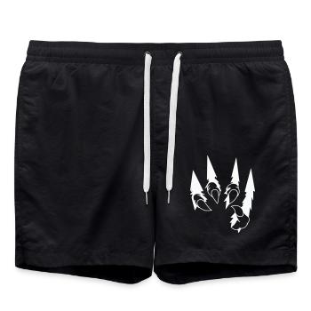 Animal Claws 001 - Swim Trunks - black - Front - AI Model Male 185 light (185cm)